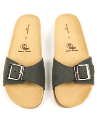 Vegan Women's Single Strap Footbed Sandals | Will's Vegan Store