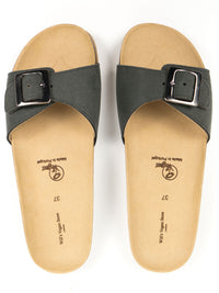 Vegan Women's Single Strap Footbed Sandals | Will's Vegan Store