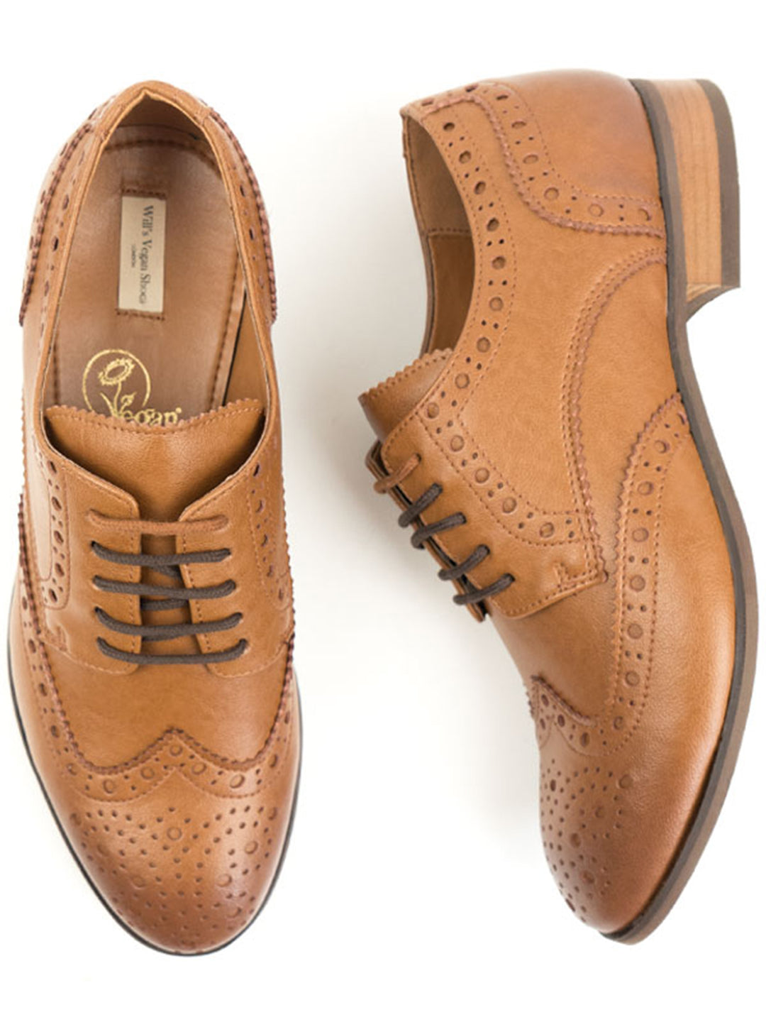 Vegan Men's City Wingtip Brogue Oxfords Will's Vegan Store