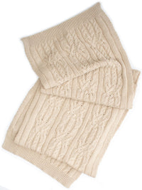 Recycled Braided Knit Scarf | Will's Vegan Store