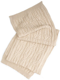 Recycled Braided Knit Scarf | Will's Vegan Store