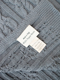 Recycled Braided Knit Scarf | Will's Vegan Store