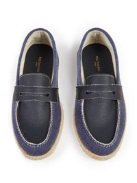 Vegan Men's Recycled Espadrille Penny Loafers | Will's Vegan Store
